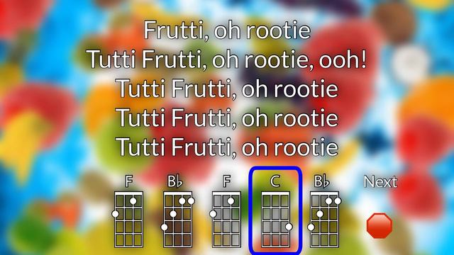 Tutti Frutti Ukulele Play Along смотреть онлайн
