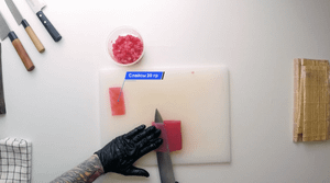 Digital Food :: Разделка тунца, нарезки для роллов и суши (видеокурс сушиста)