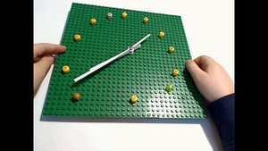 Настенные Лего часы - Wall Lego clock