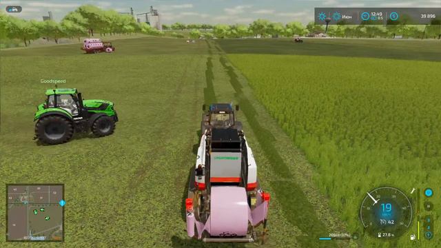 Стрим - ПРОХОЖДЕНИЕ Farming Simulator 22. МП katiuzh. Elmcreek смотреть онлайн