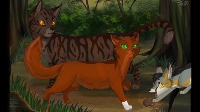 Коты Воители: Белка, Ежевика, Уголёк. смотреть онлайн