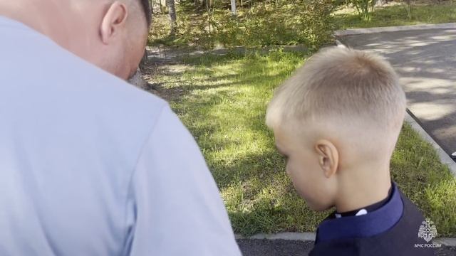 Вместе с Сеней в гостях у спасателей чрезвычайного ведомства