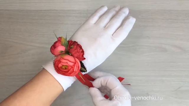 Видео обзор - браслет из цветов на руку "Эрмита" смотреть онлайн