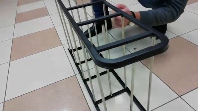 Как собрать полочку для обуви. смотреть онлайн