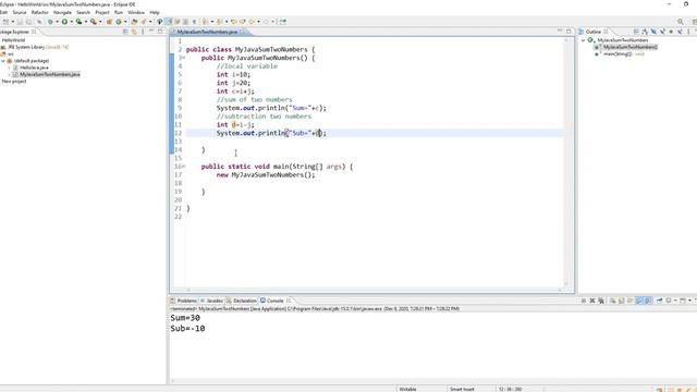 Mathematical Operations in java Part 2 смотреть онлайн