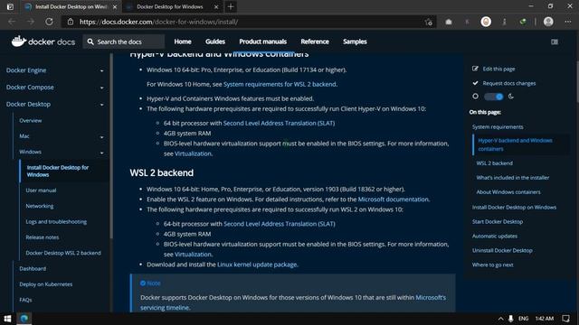 CARA MENGINSTALL DOCKER DI WINDOWS 10 смотреть онлайн