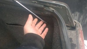 Ваз 2115 Газовая стойка на багажник.