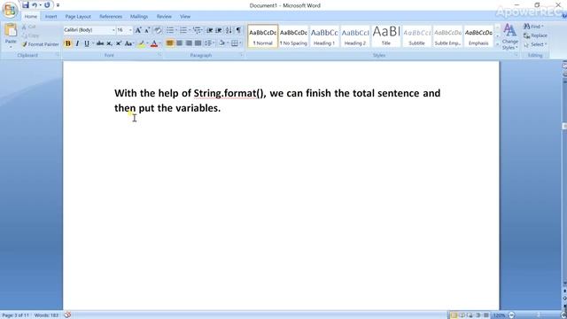String.format() Method смотреть онлайн