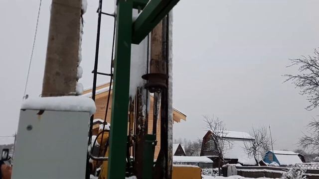 Зимнее бурение скважины в Конаковском районе. Подготовка.