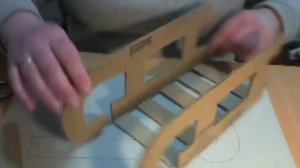 Мастер-класс "Сани из картона"