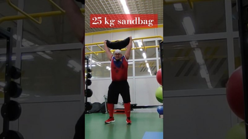 warm up 25 kg sandbag #music #rap #hiphop #sports #air174 #fitness #gym #workout #song #kettlebell