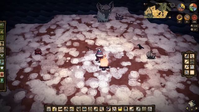 Don't Starve RoG: Wigfrid | Episode 21 | Dark sword vs. Deerclops смотреть онлайн