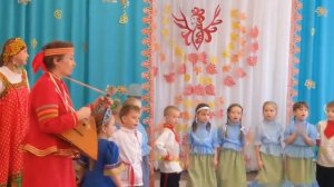 Частушки.  "Русский народный хор" детского сада)