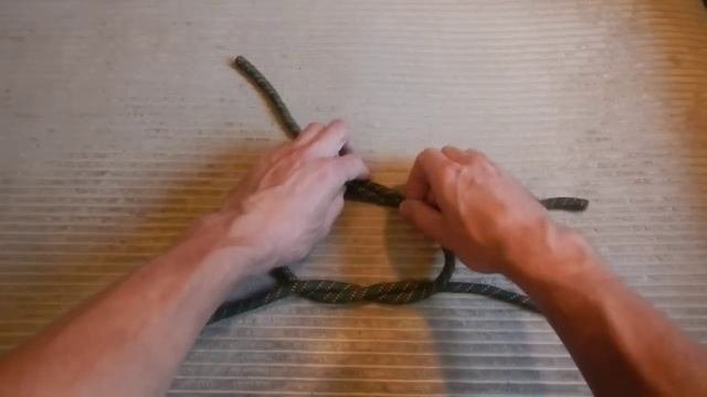 Как правильно завязывать прямой узел