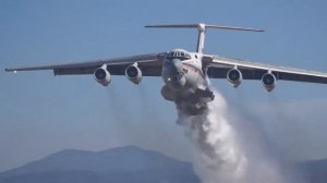 Ил-76 тушение пожаров МЧС РОССИИ!!!