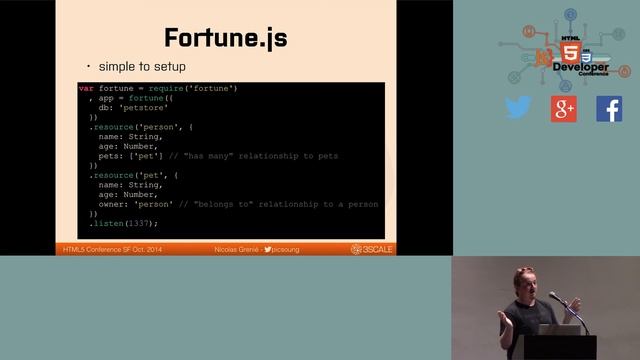 HTML5DevConf: Nicolas Grenie, 3scale.net: Building Hypermedia APIs in Javascript