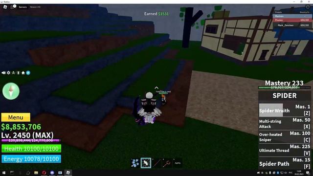 ОБЗОР ФРУКТА СПАЙДЕР В БЛОКС ФРУТС!  ROBLOX BLOX FRUITS