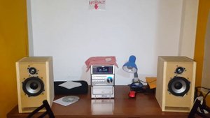 Cajas acusticas fabricadas por mi. JVC UX G45-Jonh Coltrane - Blue train