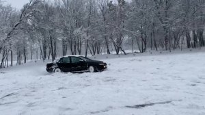 Опель омега б и БМВ Е34. Первый снег❄️