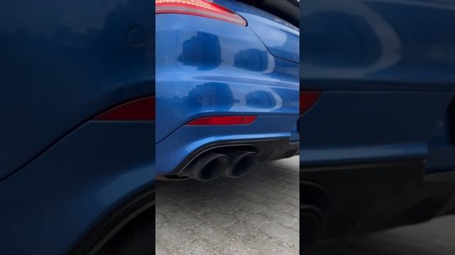 Porsche Panamera GTS. Выхлоп.