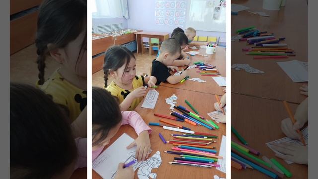 Аппликация "Зимние забавы"