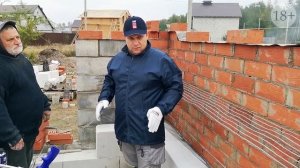 Кладка газоблока на клей пену Титан. Используем клей пену для кладки газобетона при постройке дома