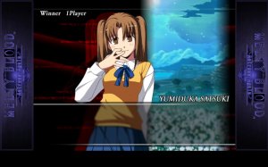 MELTY BLOOD Actress Again Current Code.Yumiduka Satsuki vs Kohaku [弓塚 さつきVS琥珀].mkv