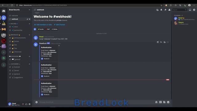 BreadLock | Encrypt & IP LOCK FiveM Script! смотреть онлайн