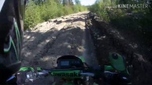 Лесовозка Ноглики Kawasaki klx 250 эндуро кросс Кавасаки