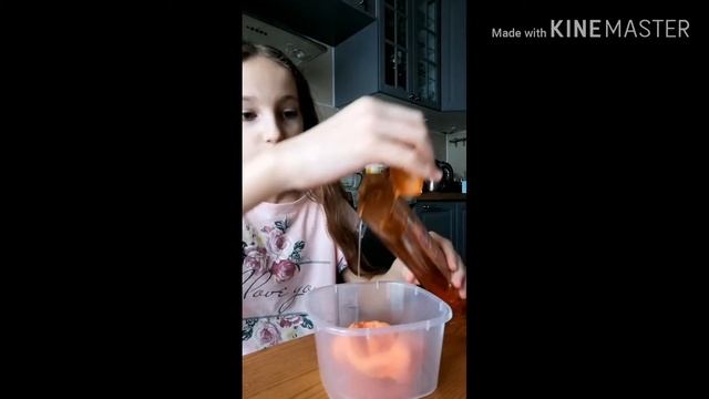 Переделываю тесто для лепки в слайм