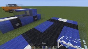 Minecraft Prop / Detail Build - Blue Sports Car