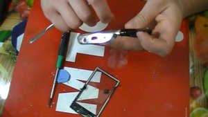 Nokia Asha 305 замена сенсора. разборка
