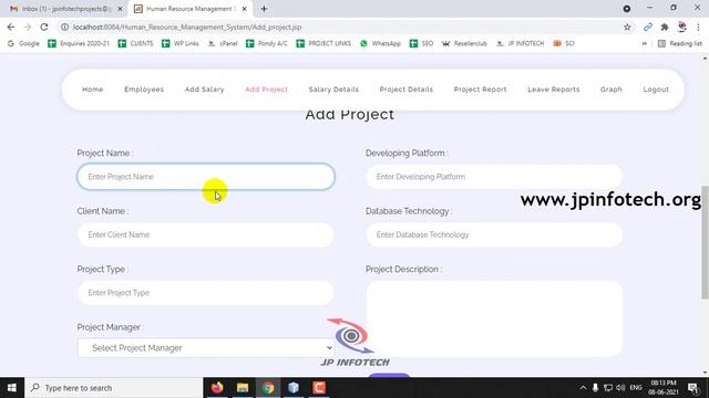 Human Resource Management System | HRMS | Java | JSP | Final Year Web Application Project