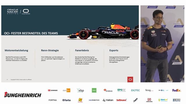 Oracle Red Bull Racing - von Erfahrungen der Formel 1 profitieren - Logistics Summit 2023 смотреть онлайн