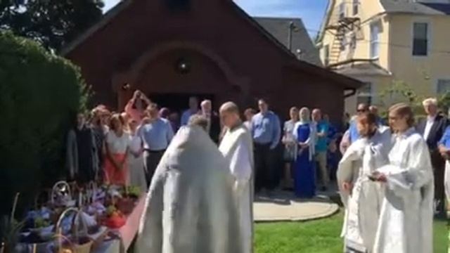 081917, Преображение Господне, освящение плодов, Glen Cove, NY, РПЦЗ смотреть онлайн