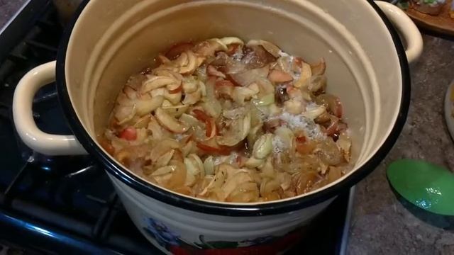 Янтарное варенье из яблочных долек?☕?) смотреть онлайн
