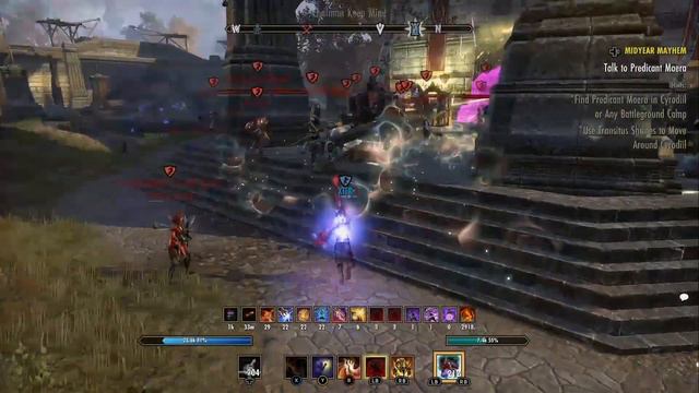ESO Magicka Nightblade Bomber PvP Gameplay | Blackwood DLC смотреть онлайн