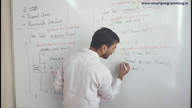 How to Create Thread using Thread class and Runnable interface in java by Deepak