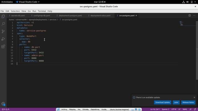 Kubernetes: Ejemplo Deployment, Secrets & Configmaps смотреть онлайн