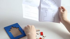 Рамки и вкладыши "Прямоугольники", серия "Геометрия в ладошках", компания "Оксва"