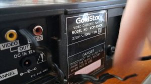 Видеомагнитофон GoldStar VCP-4300K 1989 г.в.