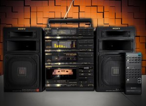 SONY FH-909R  1987 -ГОД  Vintage Stereo Cassette System-ЯПОНИЯ.