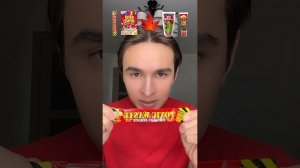 Radmiru #mukbang with red food #shorts