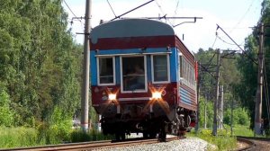 ТЭМ18ДМ-1066 с вагоном-дефектоскопом и приветливой бригадой