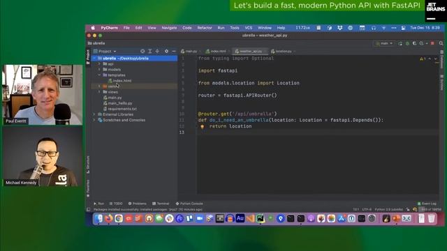 FAST and MODERN Python API with FastAPI | FastAPI tutorial смотреть онлайн