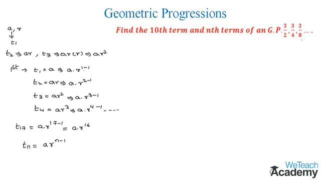 017-Introduction To General Term Of Geometric Progression ⧸ Progressions ⧸ Maths Arithmetic