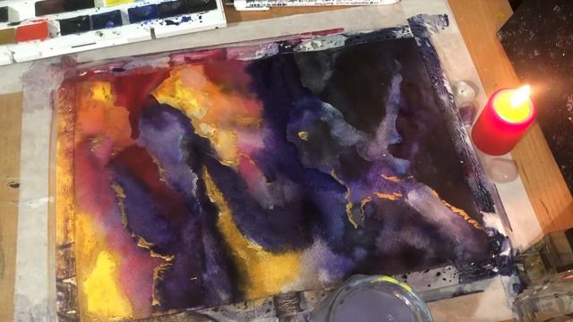 ART-процесс #4: Путешествие по Вселенной. Even after the darkest night comes the dawn✨ смотреть онлайн