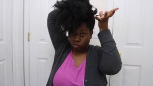 How to: DONUT BUN on THICK NATURAL HAIR | Sabrina Rose