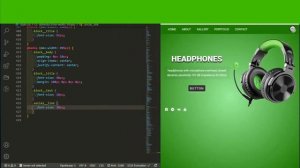 Landing Page #5 RESPONSIVE headphones HTML CSS JS