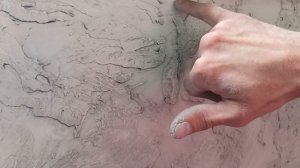 Покраска декоративной штукатурки под камень.